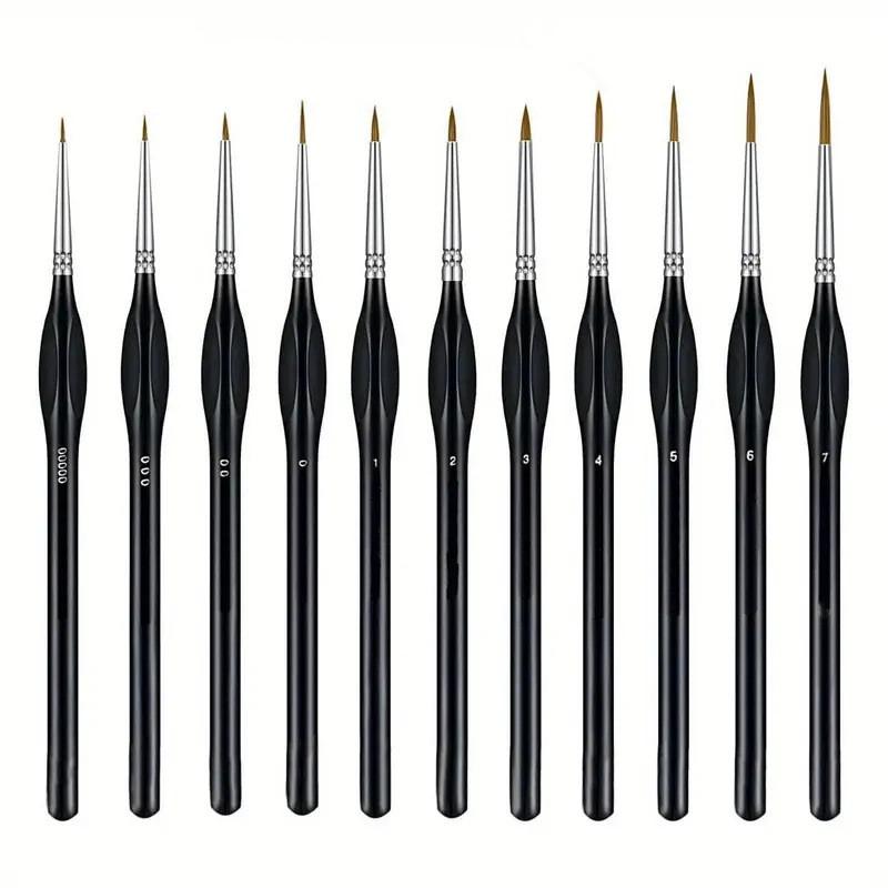 Detailing Brush Set - 【B】Ensemble de pinceaux de peinture miniatures