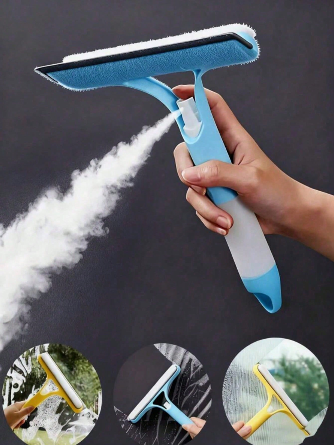 Raclette à vitre 3 en 1 avec v - Glass Cleaner Streak avis et prix