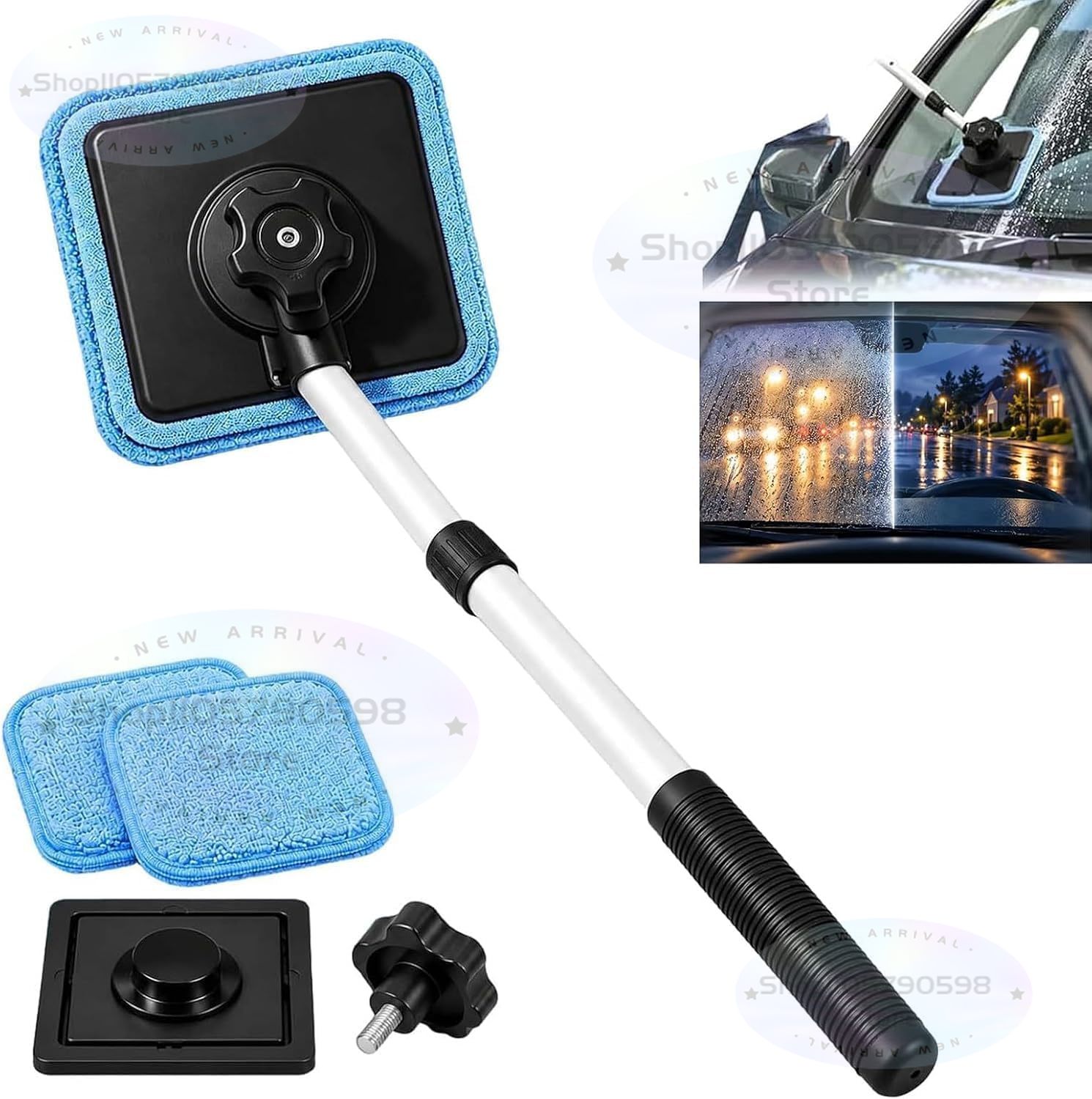 Nettoyeur de pare-brise magnét - Glass Cleaner Streak avis et prix