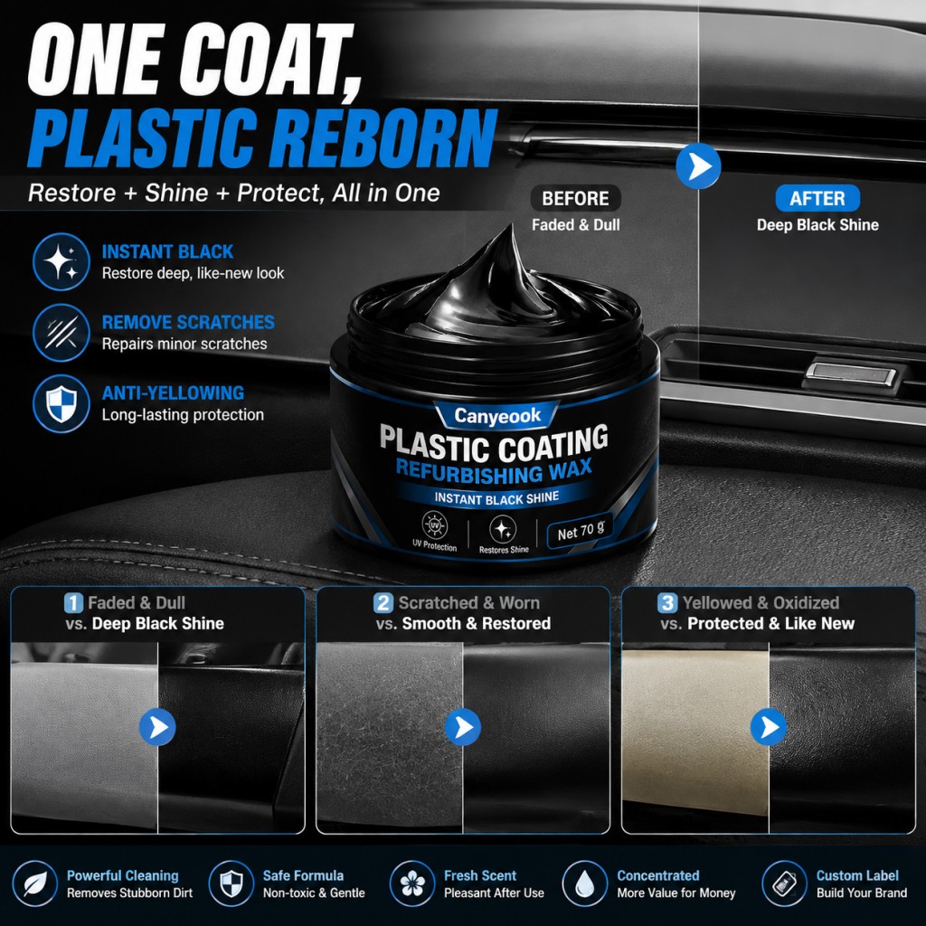 CANYEOOK Cire de Rénovation po - Trim Restorer Plastic avis et prix